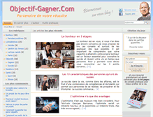 Tablet Screenshot of objectif-gagner.com